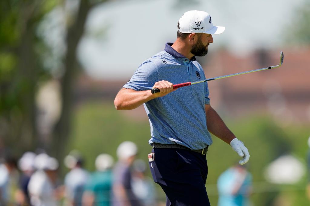 Jon Rahm (31) on the last day of the PGA