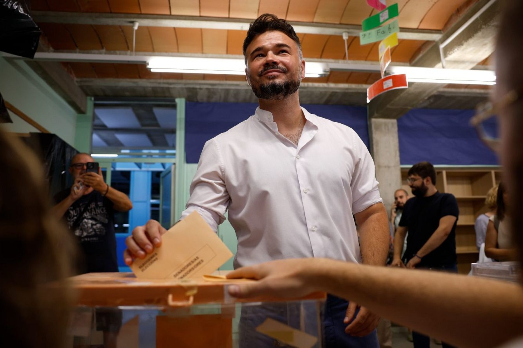 Rufián sobre las elecciones en Andalucía.