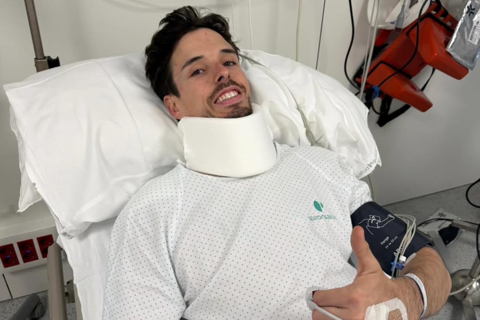 Álex Marquez desde el hospital