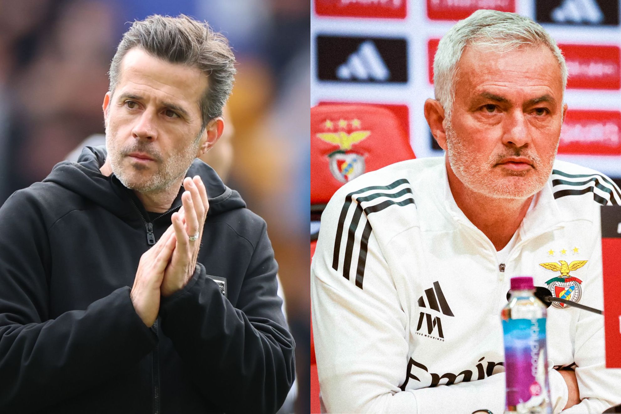 Marco Silva y José Mourinho