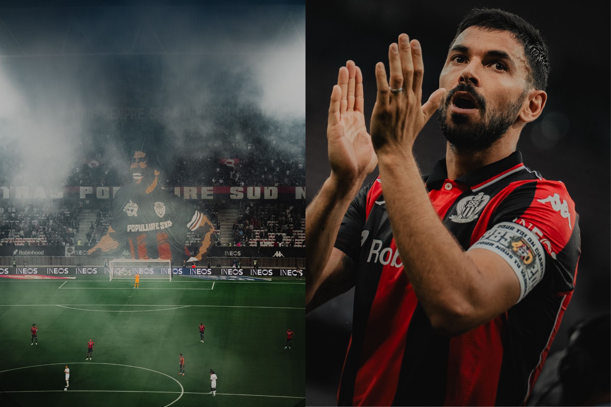 El Allianz Riviera y Morgan Sanson