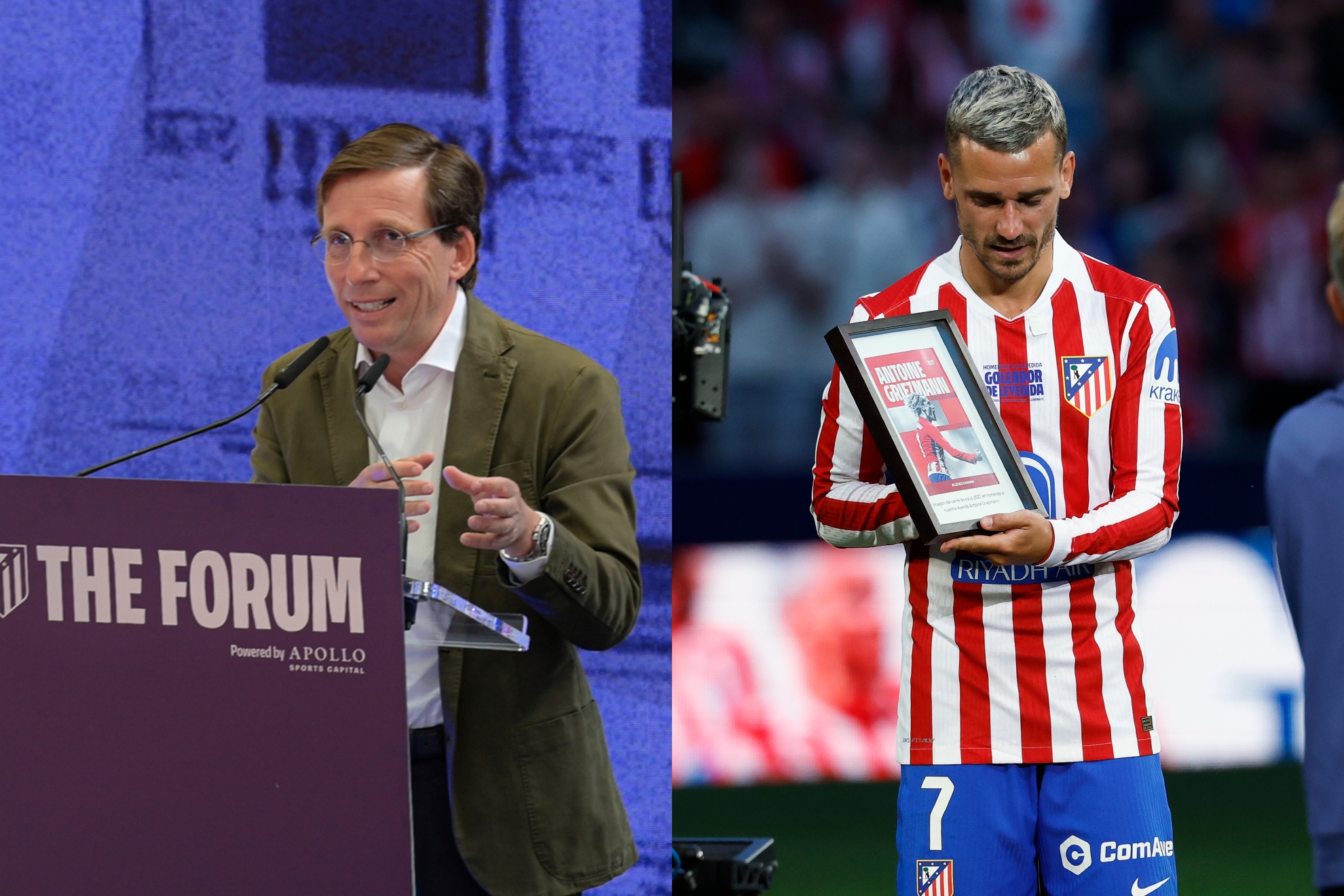 Almeida dice que la despedida del Atlético de Madrid a Griezmann fue "un acto de justicia"