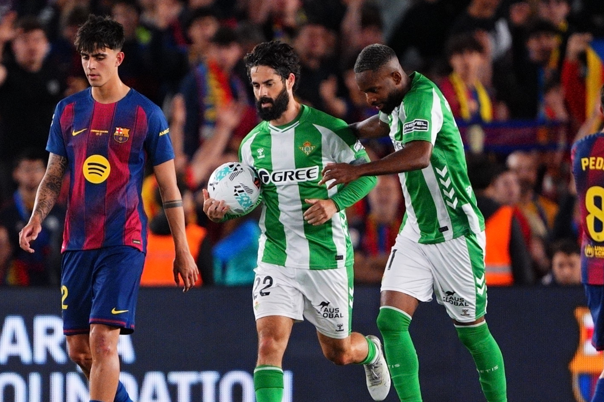 Isco, tras marcar de penalti ante el Barcelona