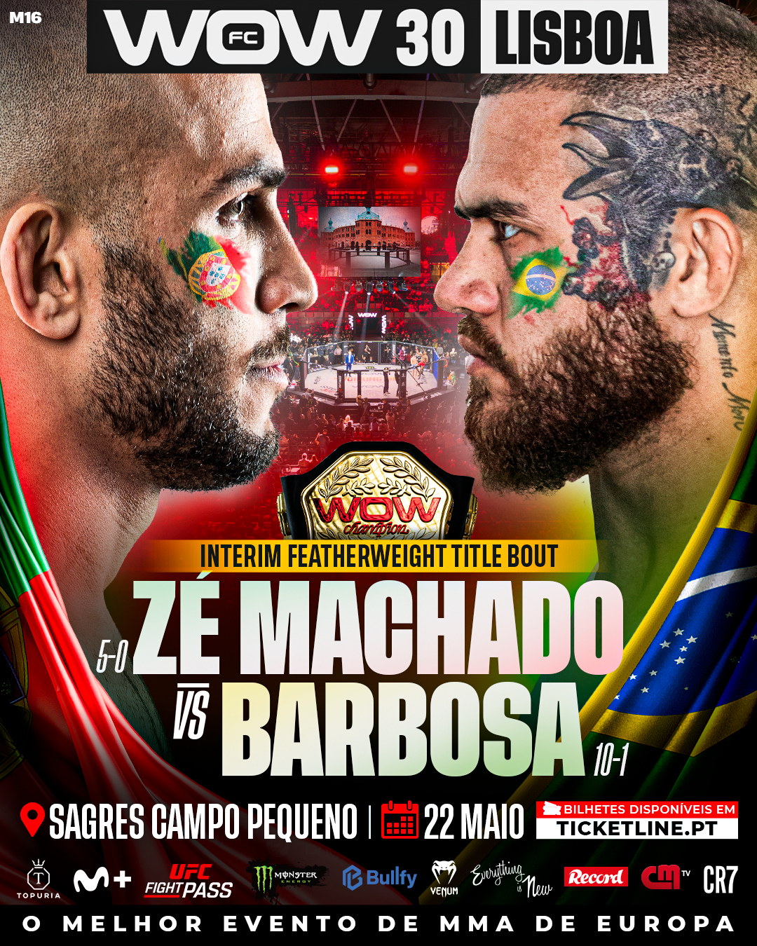 Zé Machado vs Barbosa poster.