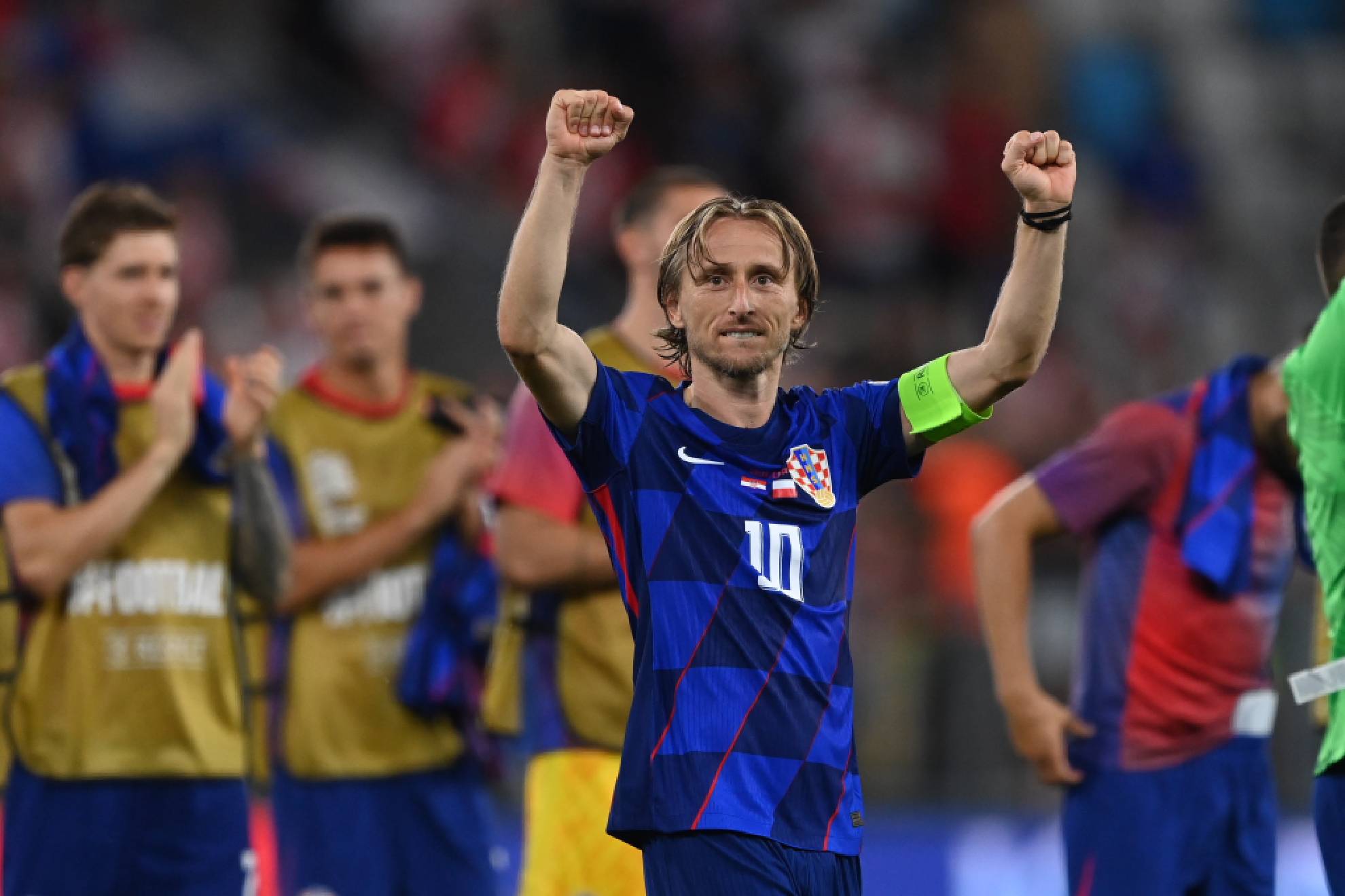 Luka Modrid con Croacia