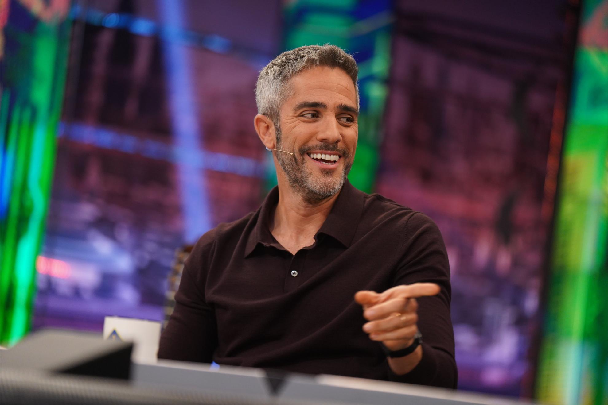 Roberto Leal, este lunes, durante su visita a 'El Hormiguero'.