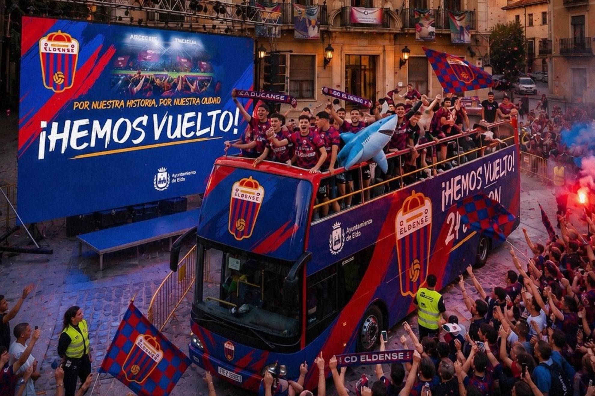 El equipo se dará un baño de masas para celebrar el ascenso a Segunda.