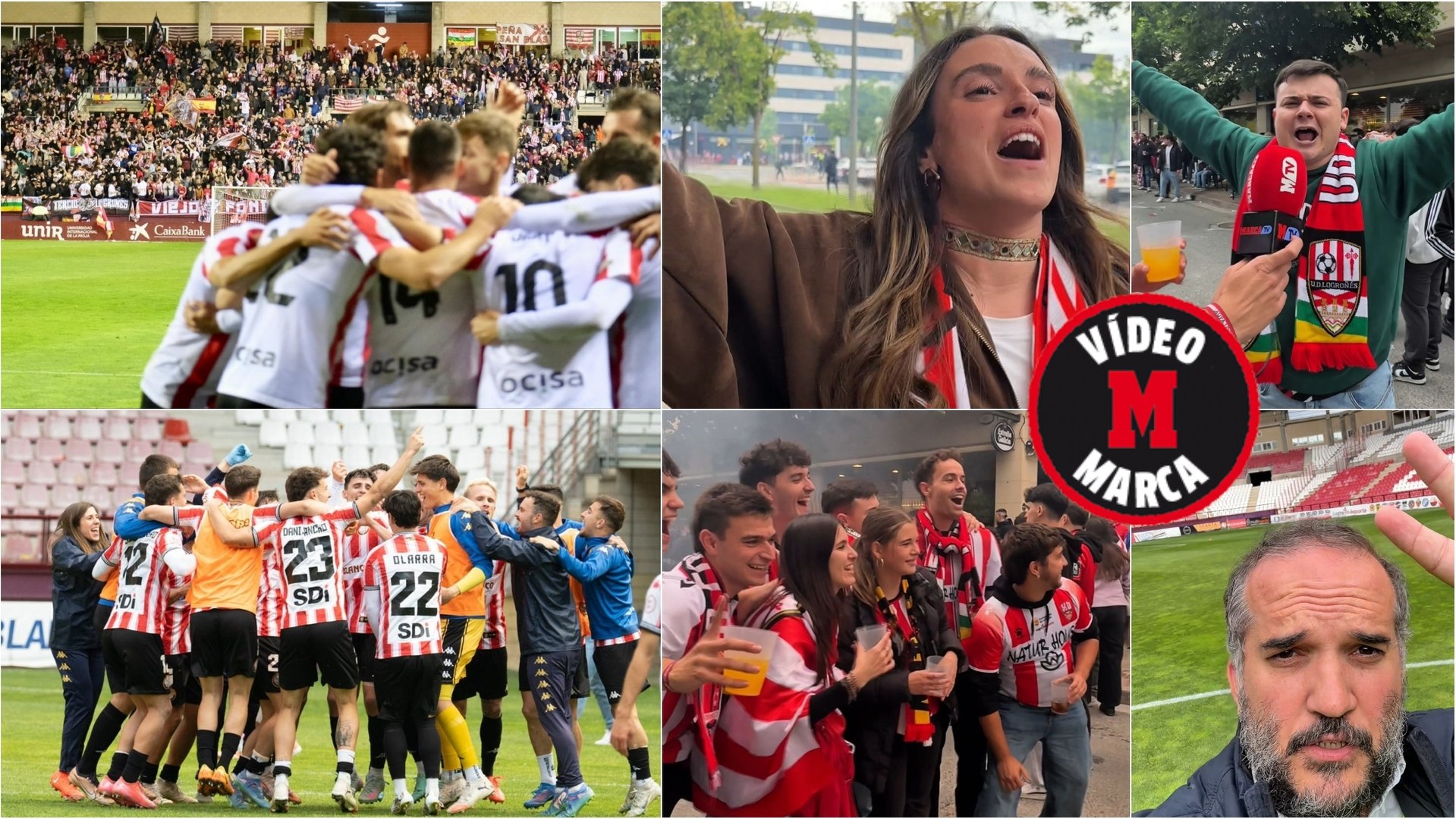 MARCA vive las citas clave de UD Logroñés y SD Logroñés que pelearon en 24 horas por el playoff de ascenso y el playout de salvación en Segunda RFEF.