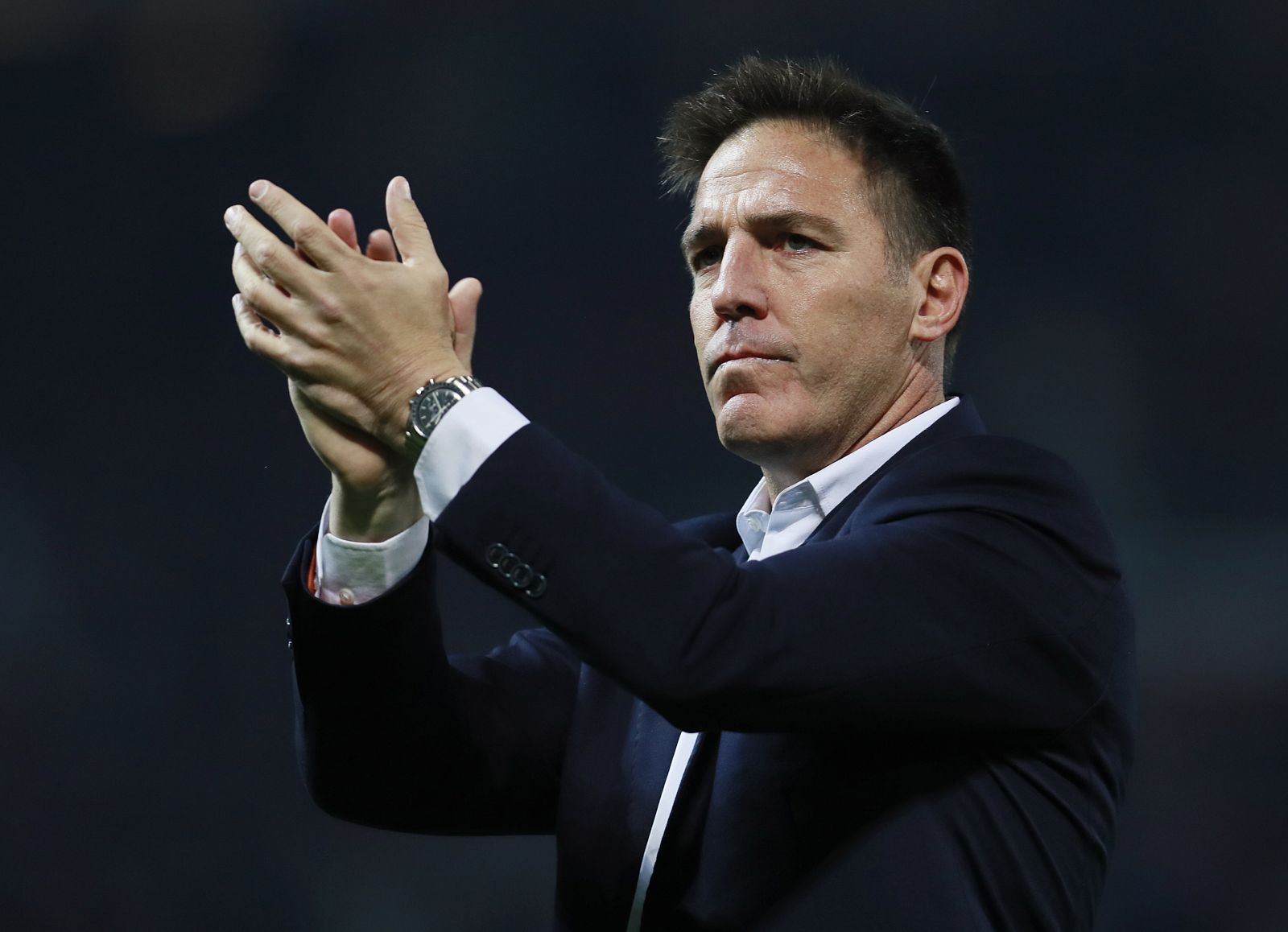 Eduardo Berizzo, durante su etapa en León