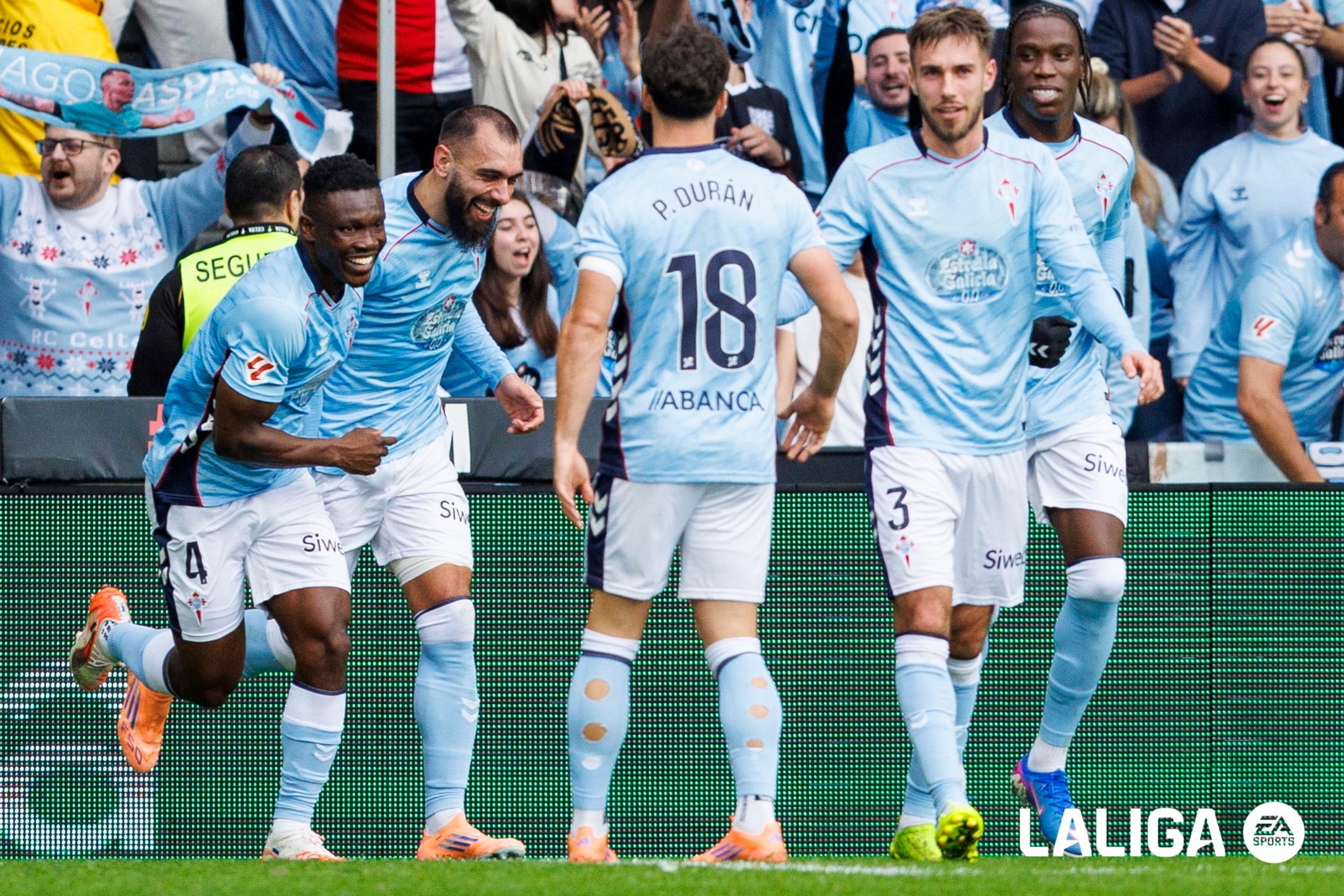 Los jugadores del Celta esta temporada.
