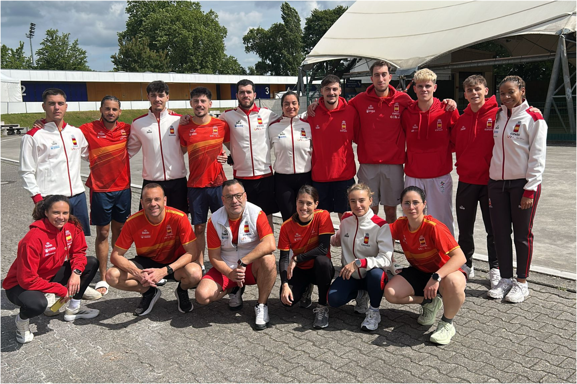 La expedición española en el Europeo de karate de 2026.