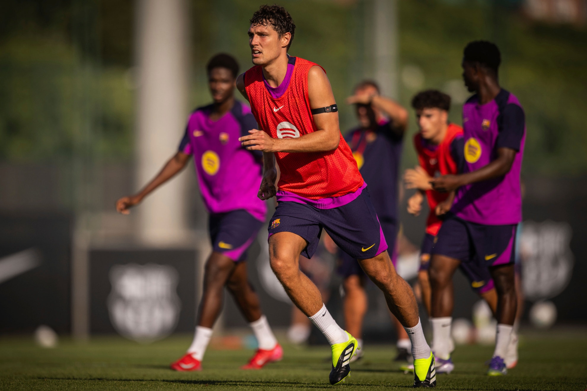 Andreas Christensen, en un entrenamiento.