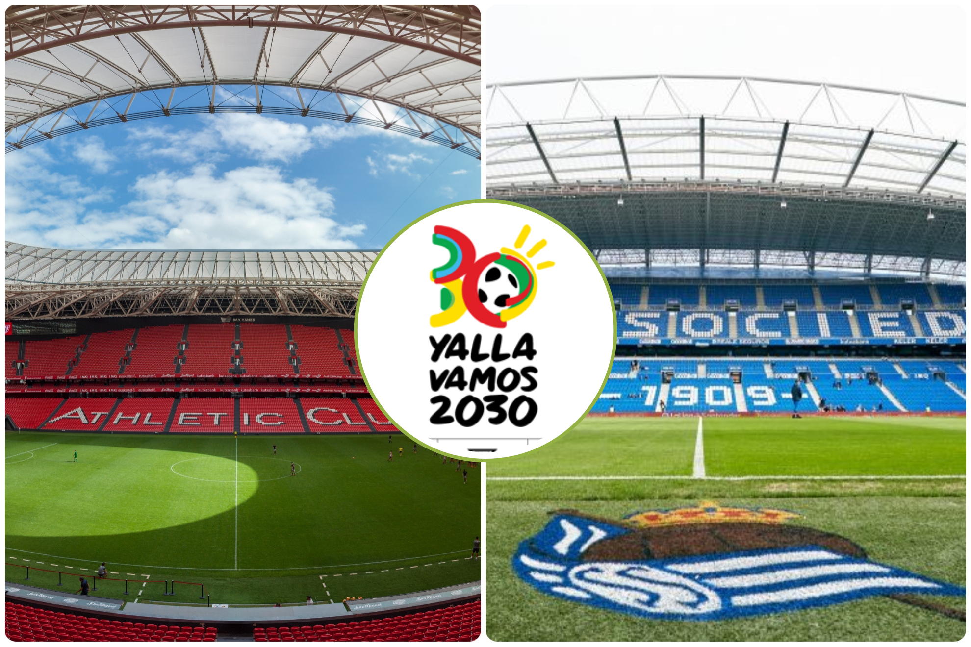 San Mamés y Anoeta, periodo de reflexión para el Mundial 2030