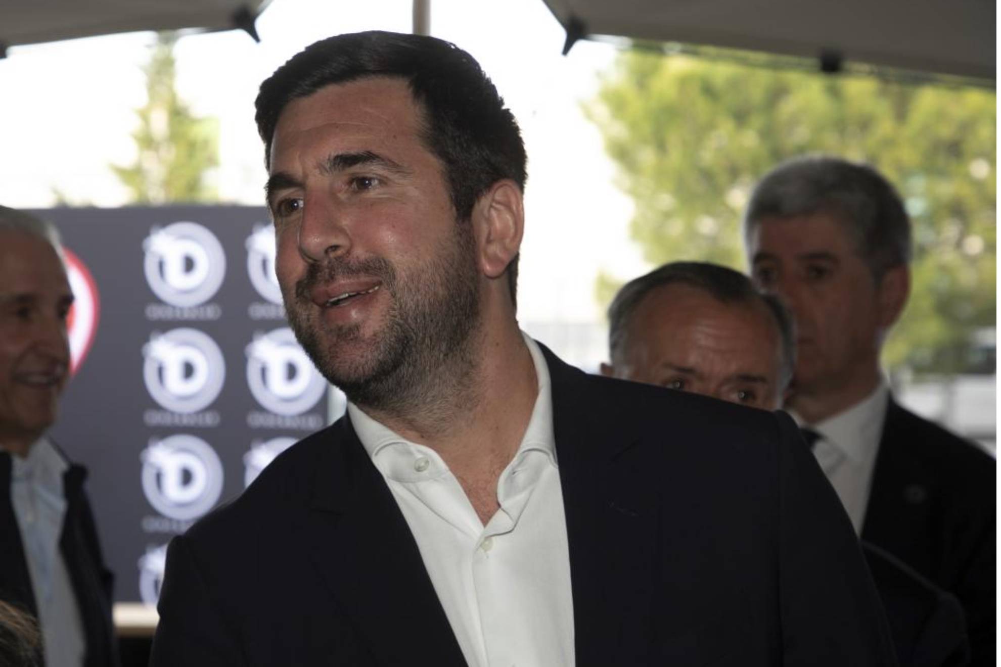 Enrique Riquelme, en un acto de Clínica Menorca.