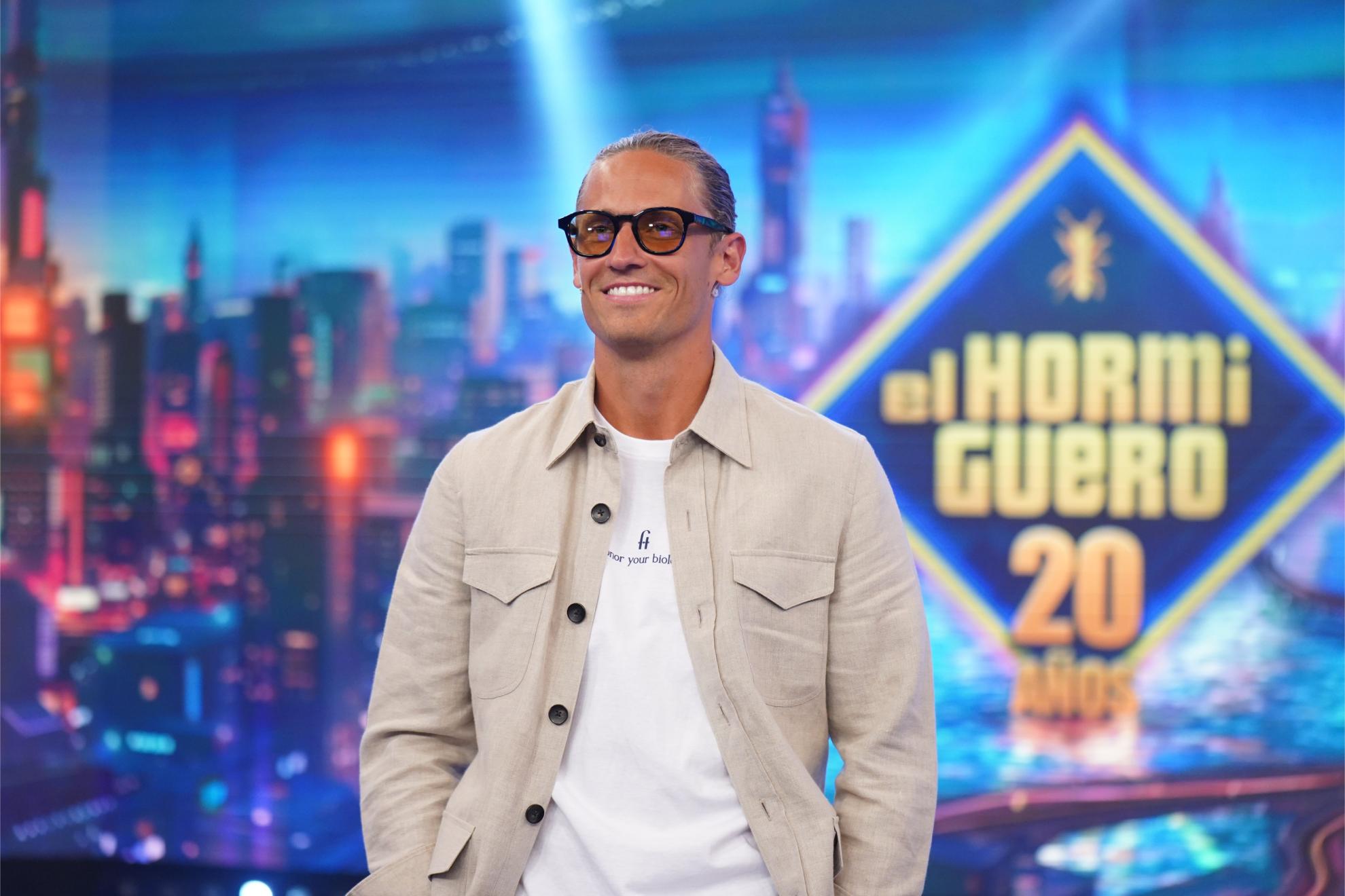 Marcos Llorente, este martes, durante su visita a 'El Hormiguero'.