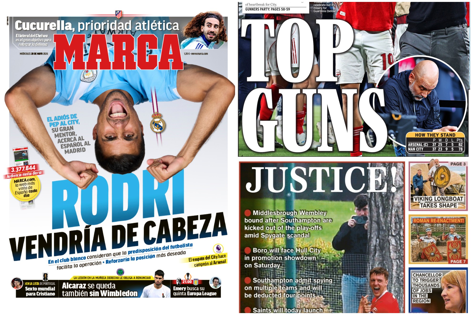 Las portadas del día