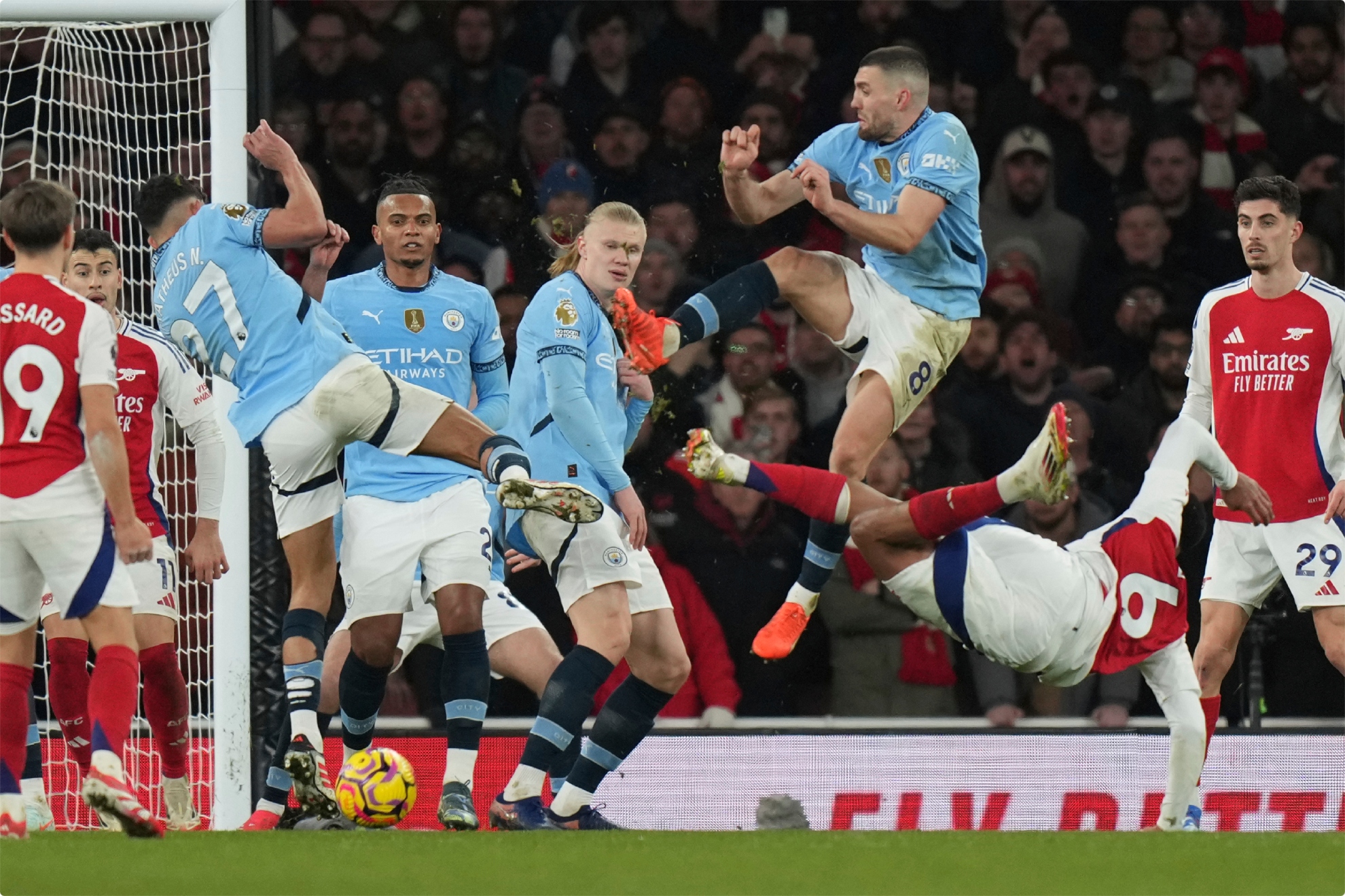 Arsenal y Manchester City.