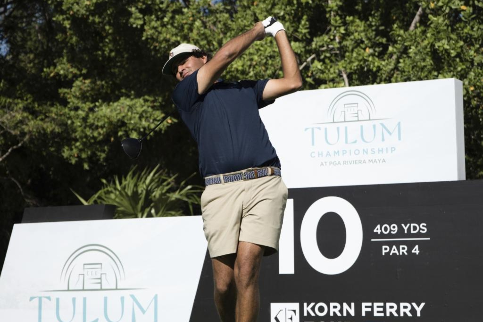 Eugenio López Chacarra (26), en el Korn Ferry Tour de México