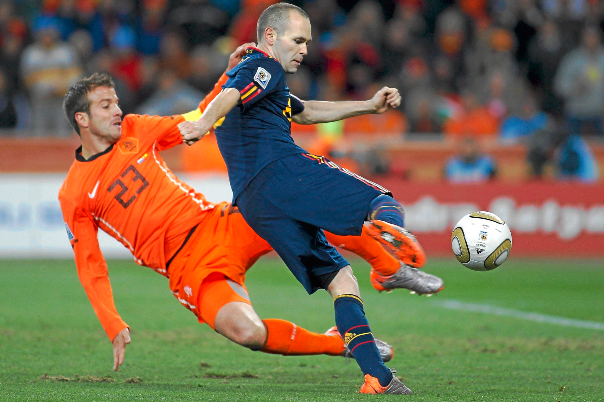 El remate de Iniesta que le dio a España el Mundial de Sudáfrica.