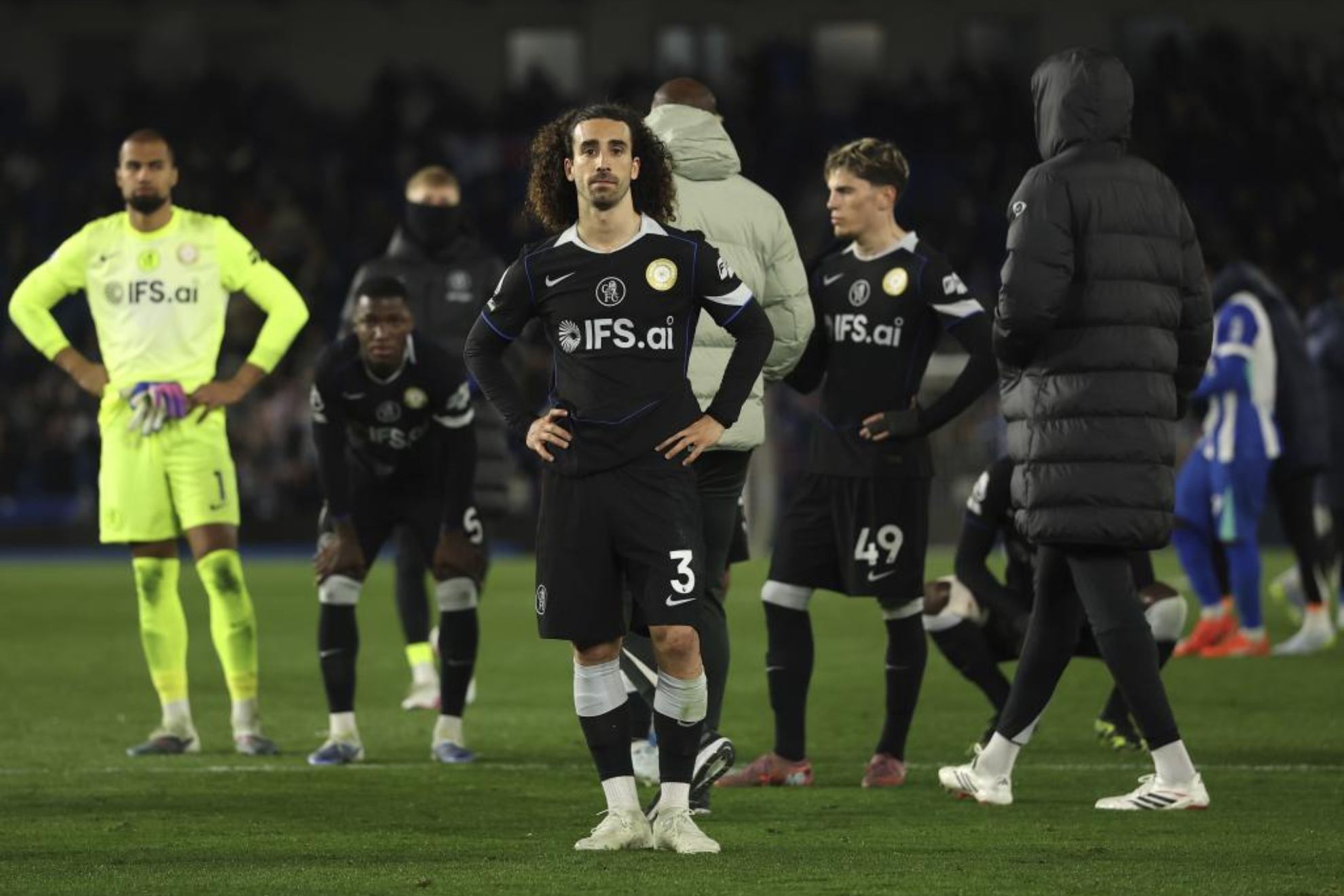 Cucurella, con el Chelsea.