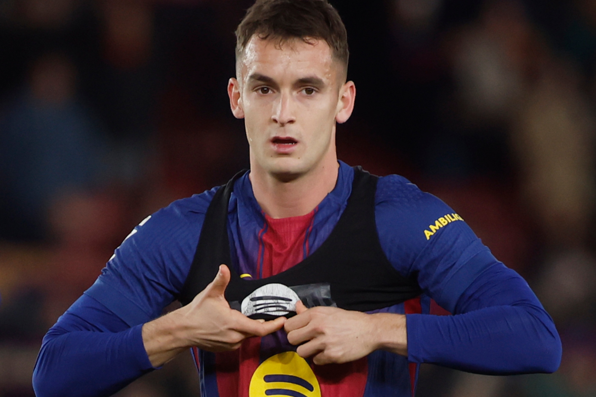 Marc Casadó, jugador del Barcelona.