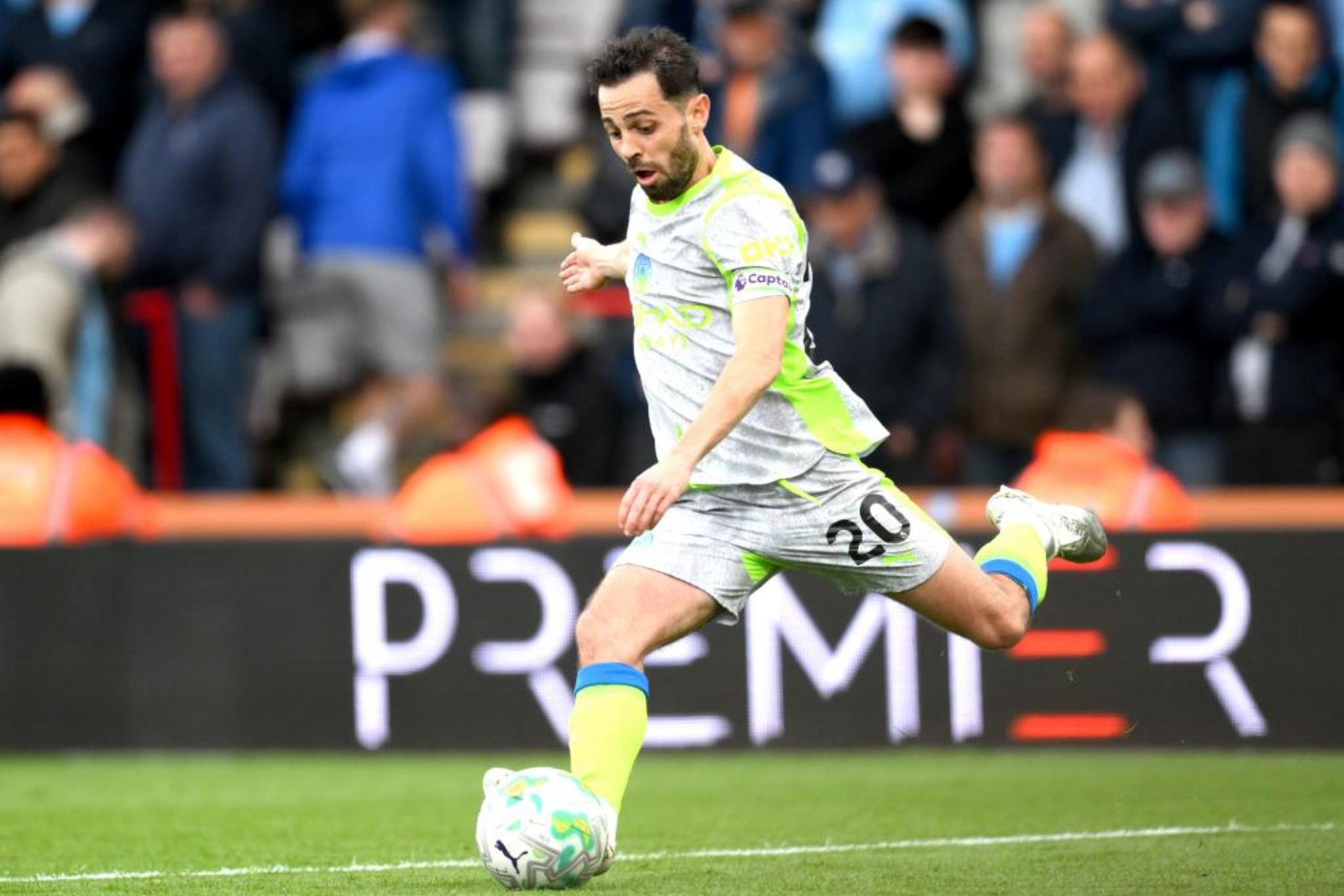 Bernardo Silva, con el City.