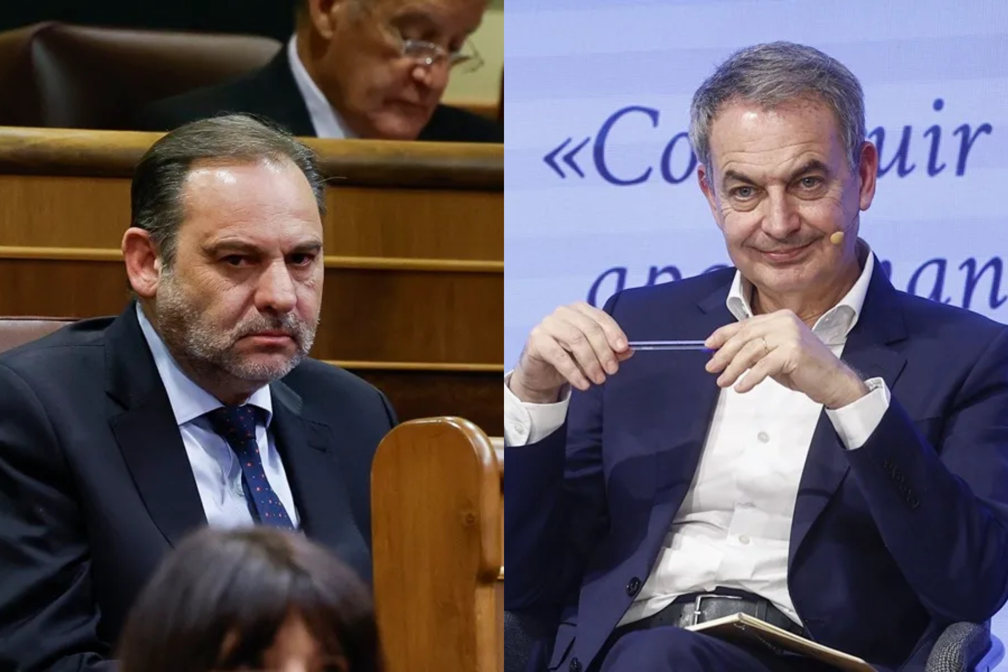 Ábalos y José Luis Rodríguez Zapatero.