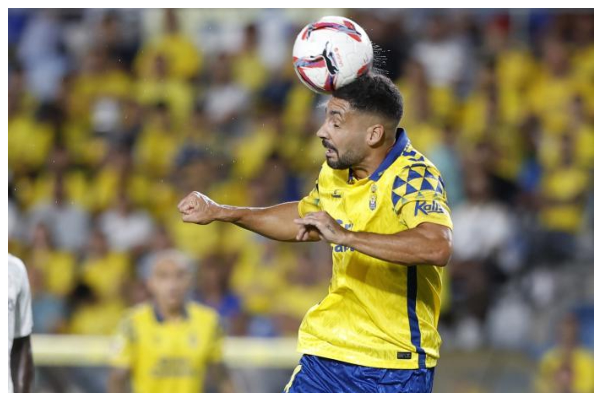 Álex Suárez, durante un partido de Las Palmas en el Gran Canaria