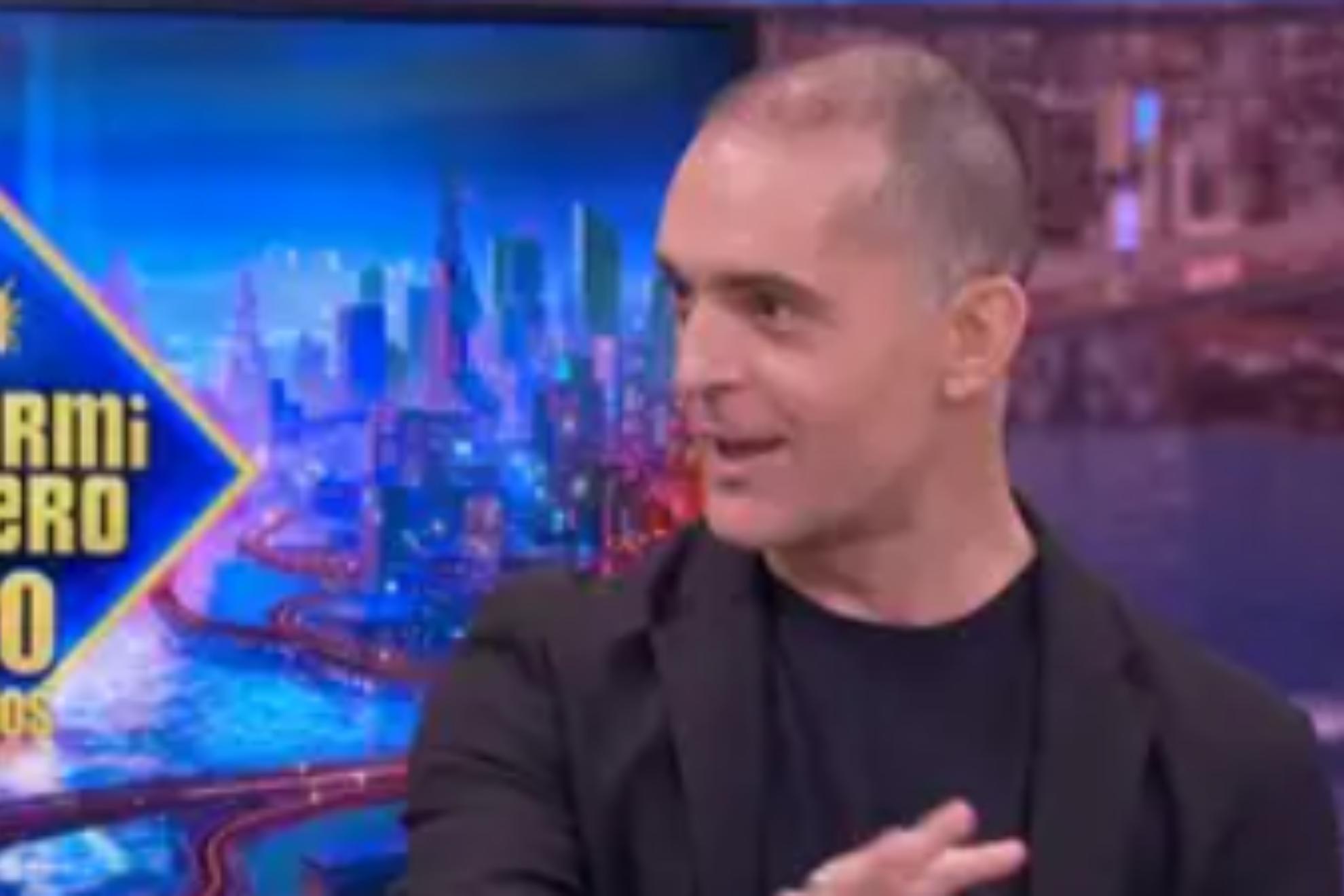 Pedro Alonso, este miércoles, durante su visita a 'El Hormiguero'.