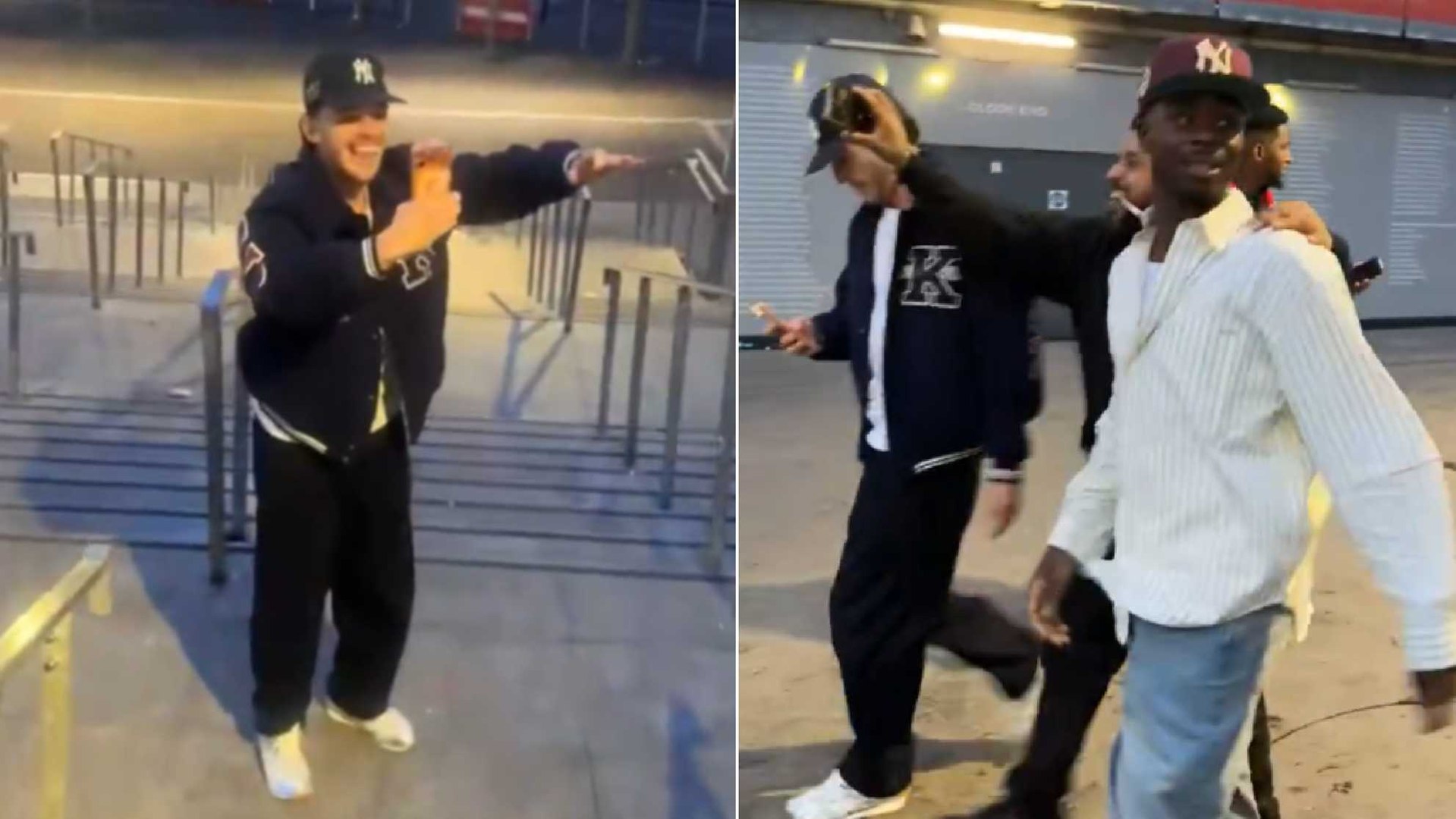Tras proclamarse campeones de la Premier, la fiesta se prolongó hasta que apareció la luz del día al lado del Emirates Stadium.