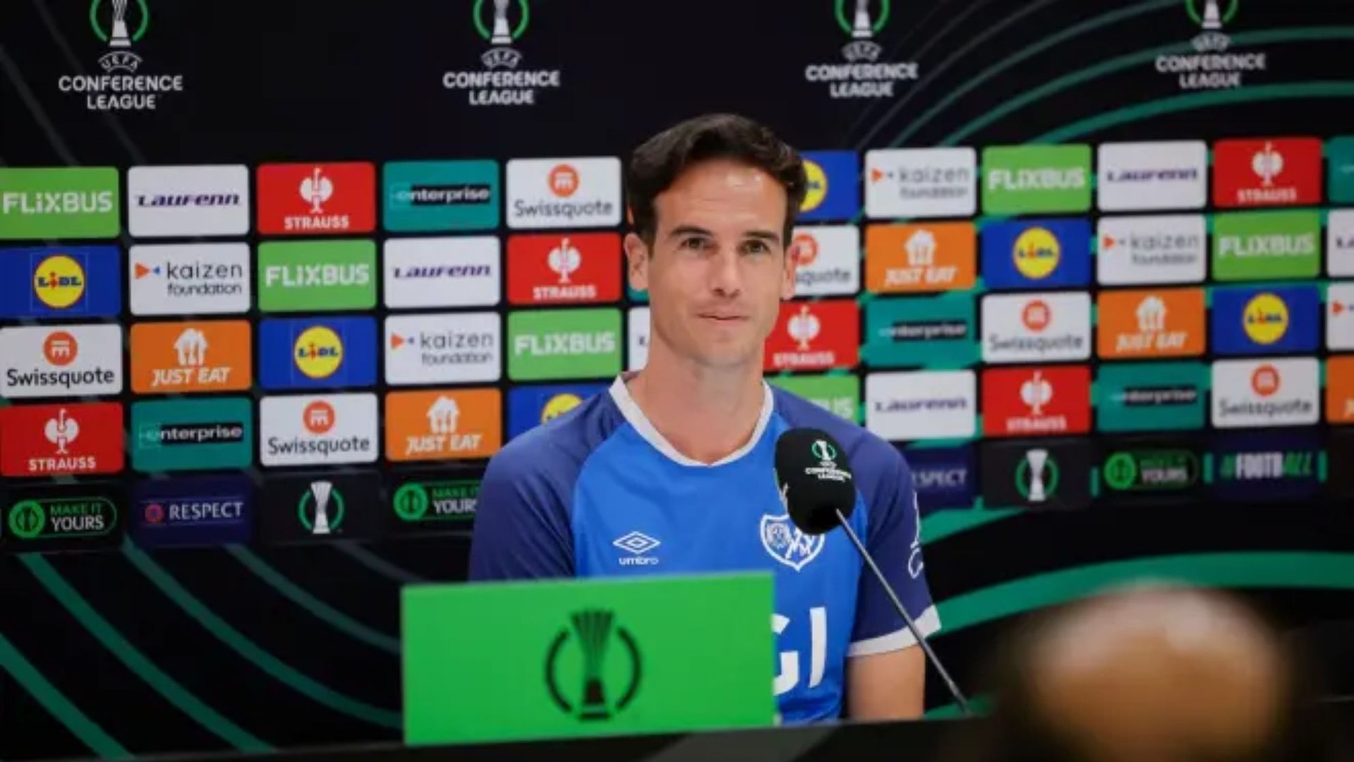 Iñigo Pérez, en rueda de prensa.