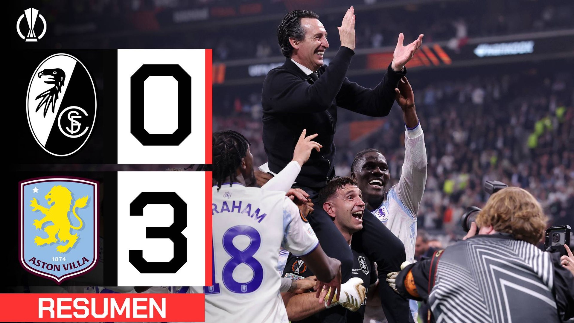 Unai Emery gana su quinta Europa League con una exhibición