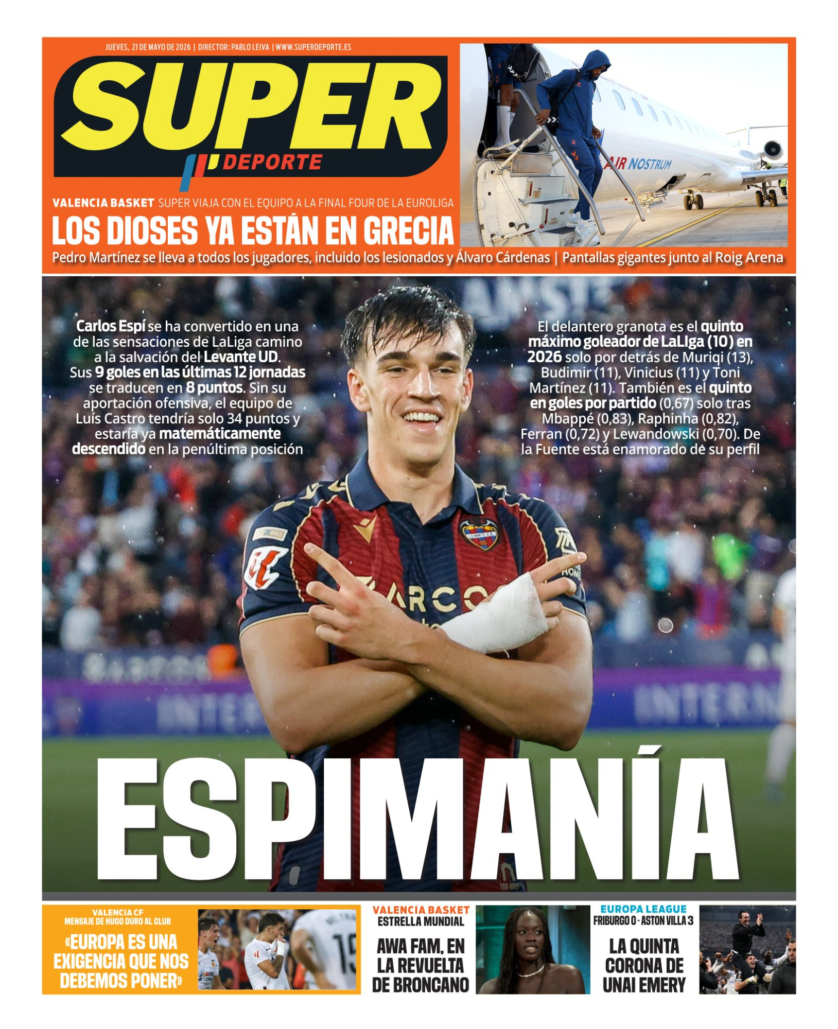 Las portadas del día