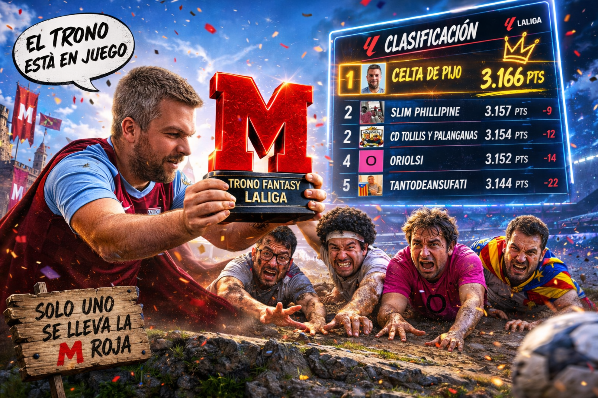 Tenemos un final de película en la liga del premio exclusivo.