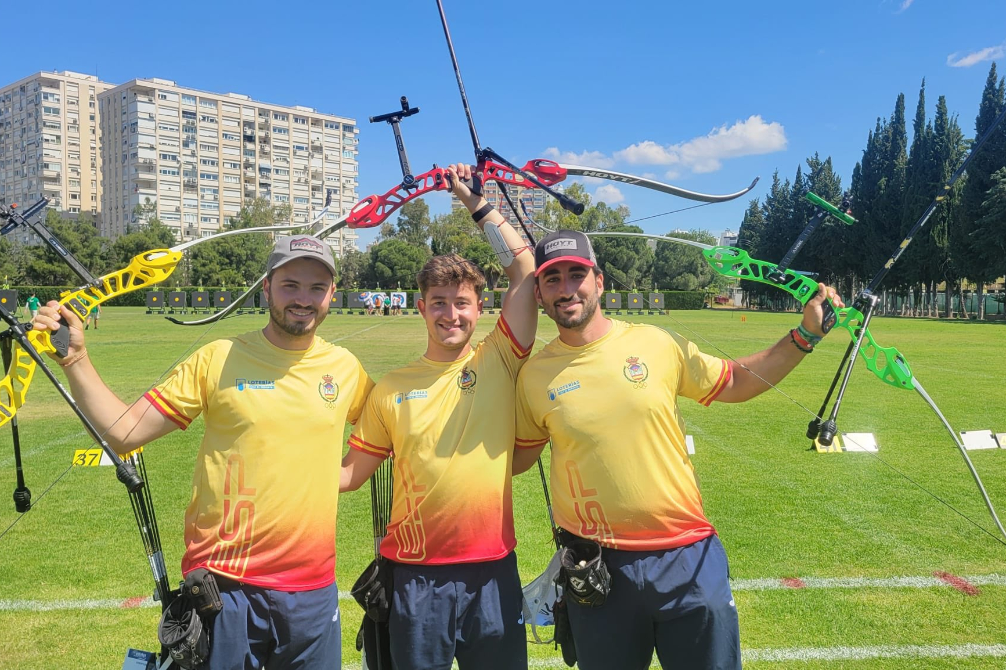 Andrés Temiño, Pablo Acha y Diego Conde.