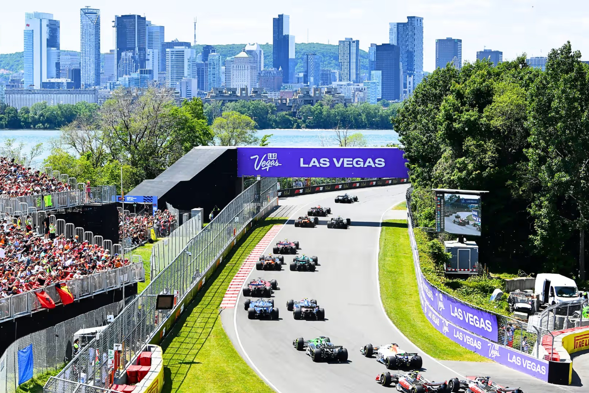 Primer sector del Circuito Gilles Villeneuve.