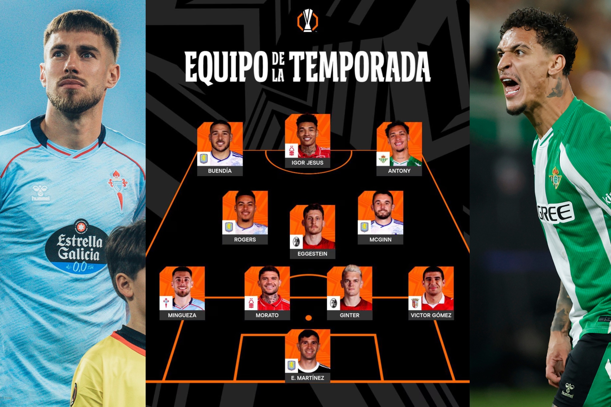 Equipo de la Temporada en la UEFA Europa League