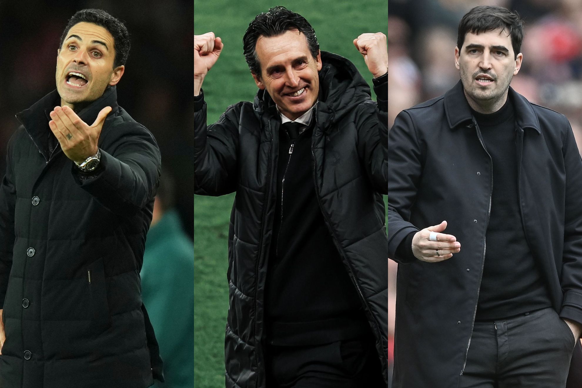 Arteta, Emery e Iraola