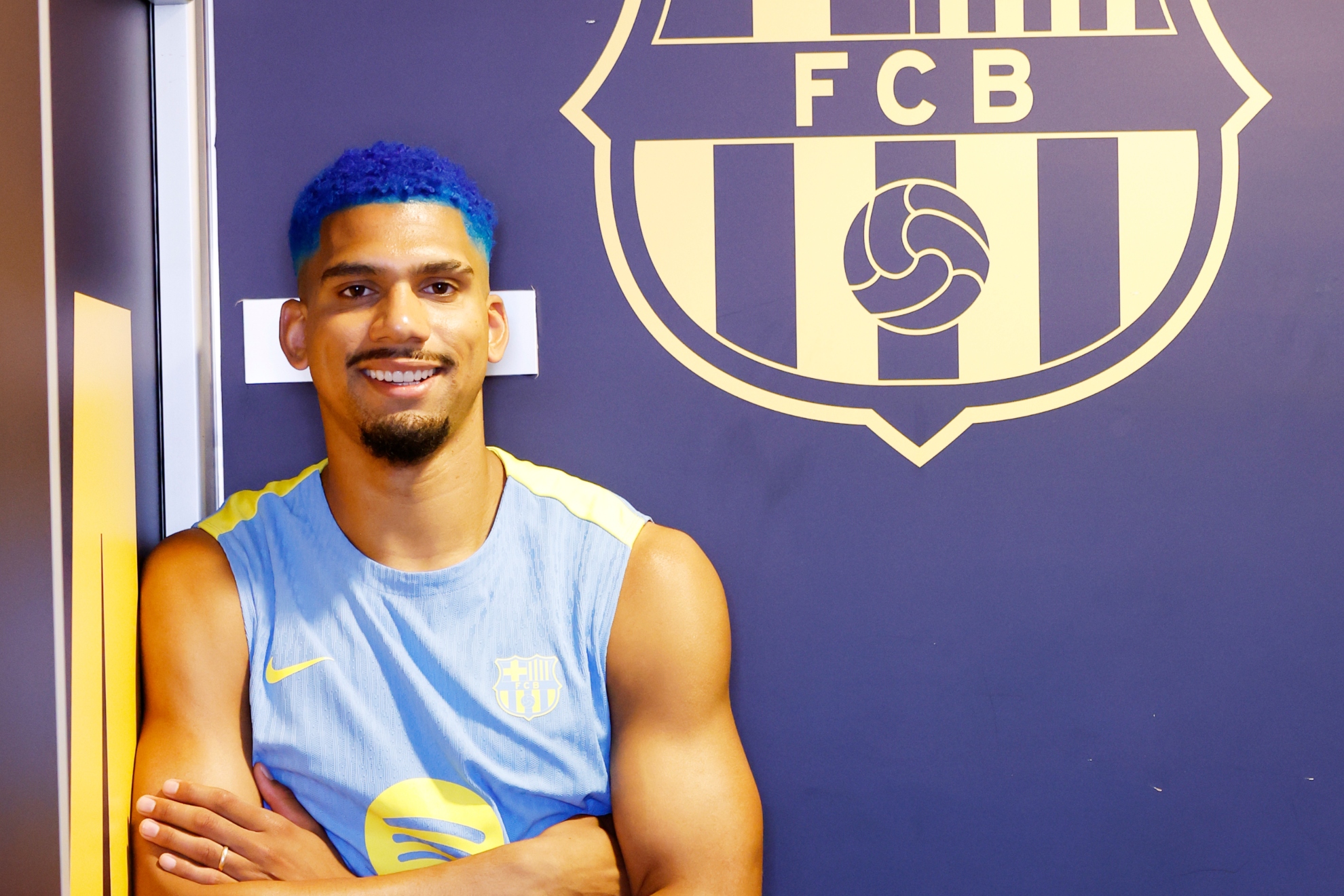 Ronald Araujo, captain of Barcelona.