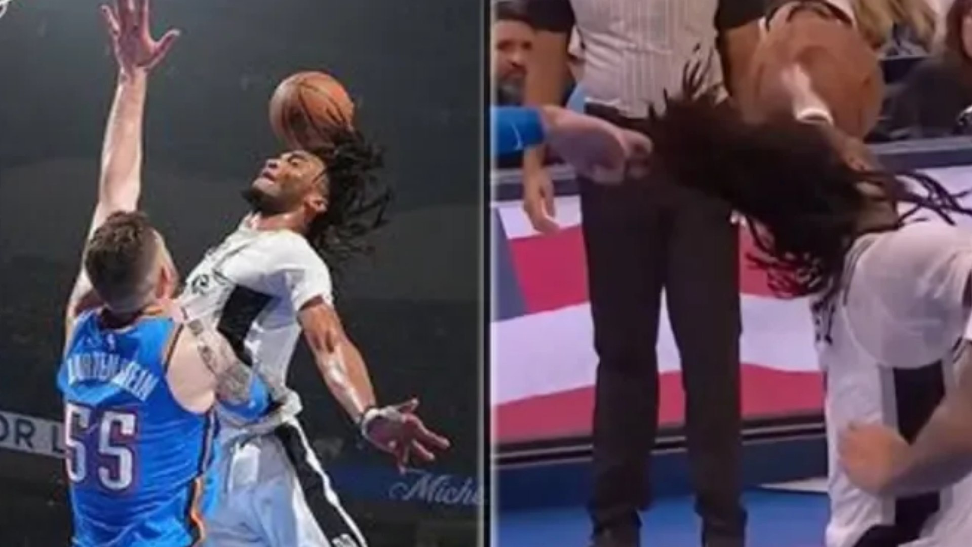 Isaiah Hartenstein le tiró de las trenzas a Stephon Castle minutos después de que el jugador de los Spurs lo 'posterizase' con un brutal mate Isaiah Hartenstein le tiró de las trenzas a Stephon Castle.