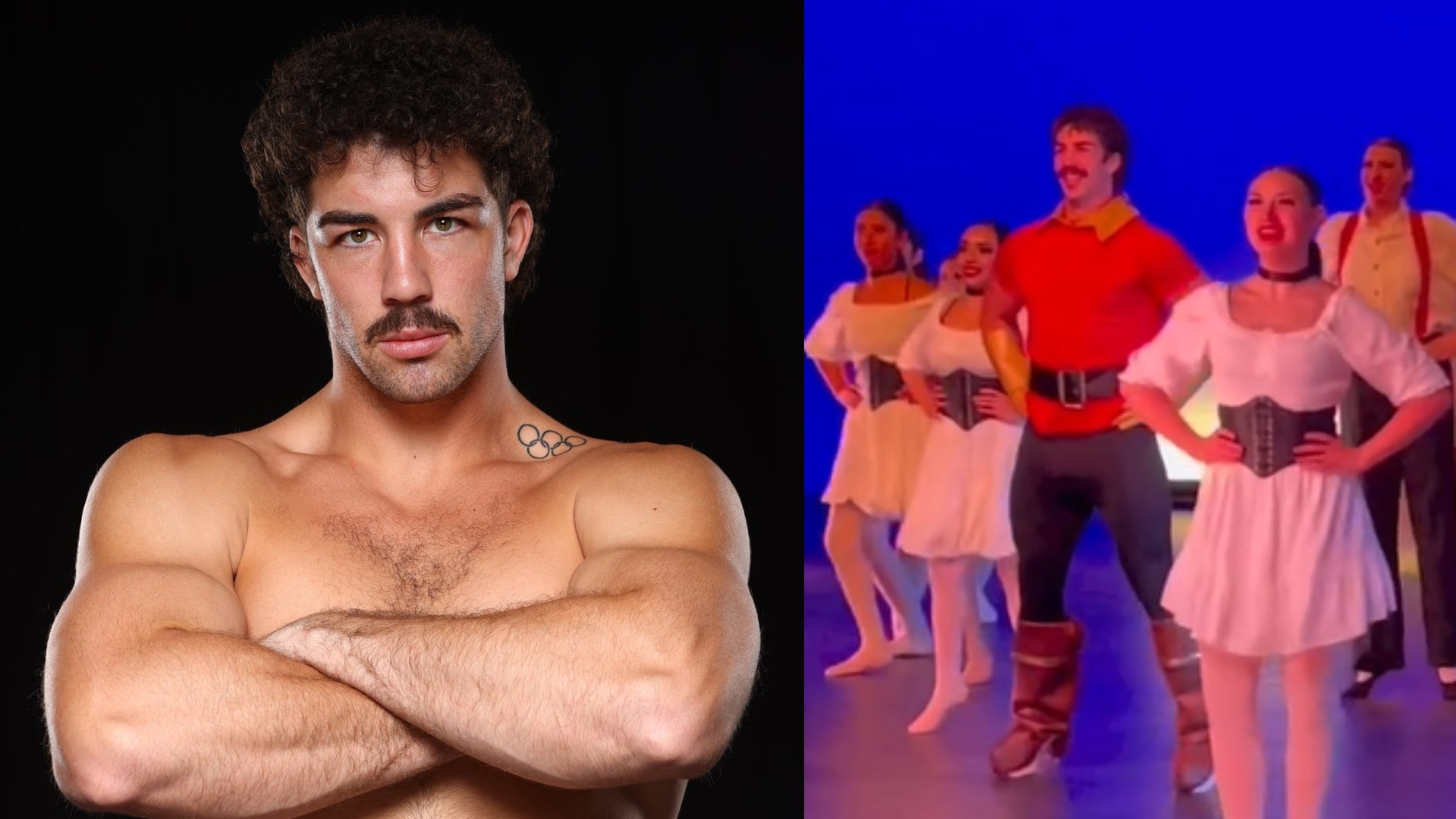 Torrez, que daba clases de ballet para ser mejor boxeador, actuó en la Bella y la Bestia