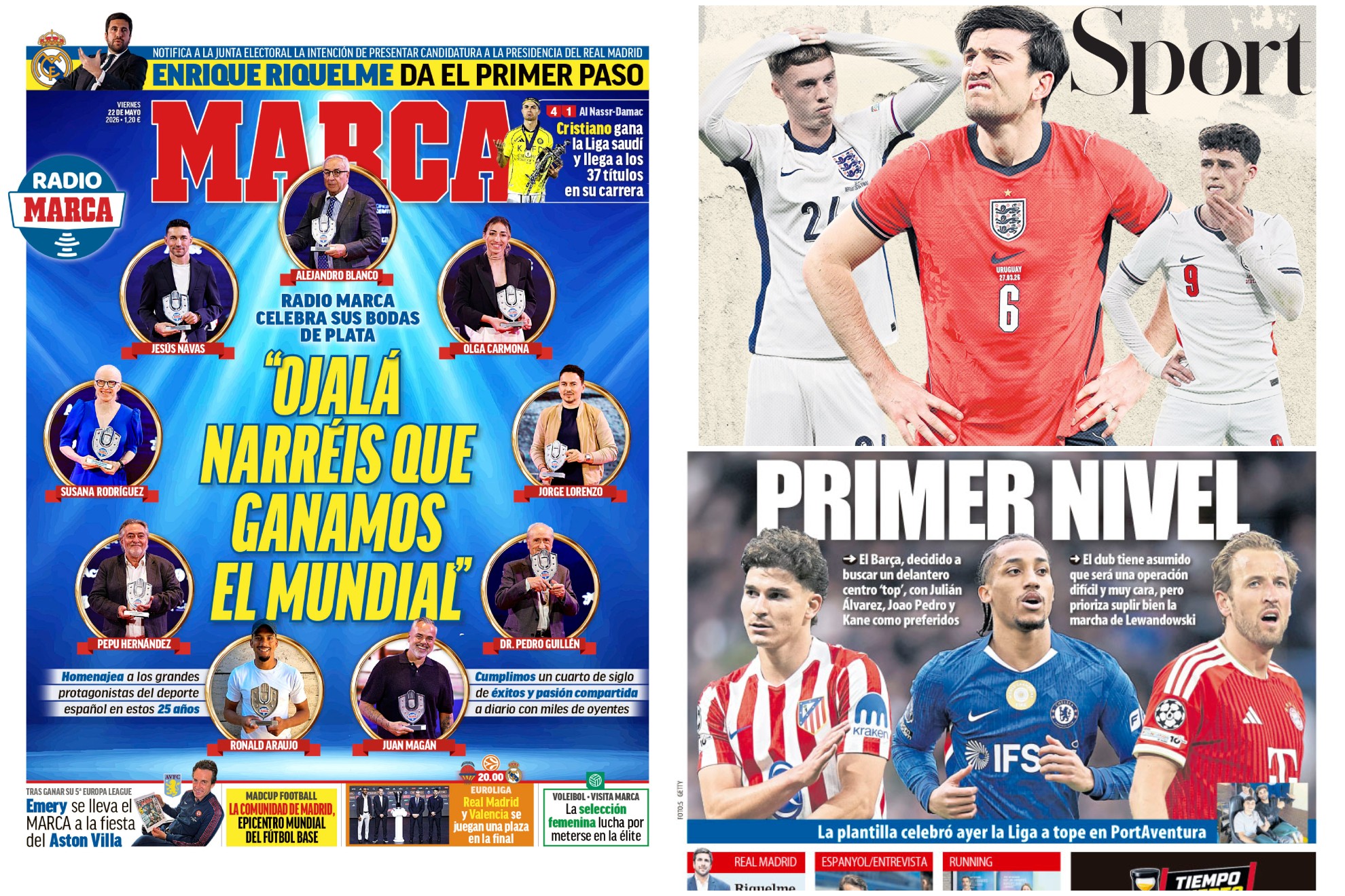 Las portadas del día
