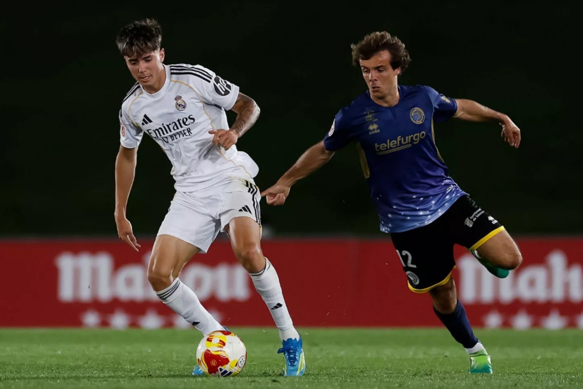 Valdepeñas, en el partido del Castilla ante Unionistas.