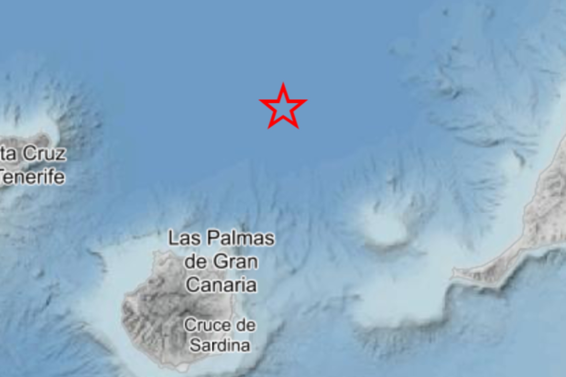 El último seísmo en las Islas Canarias este viernes.