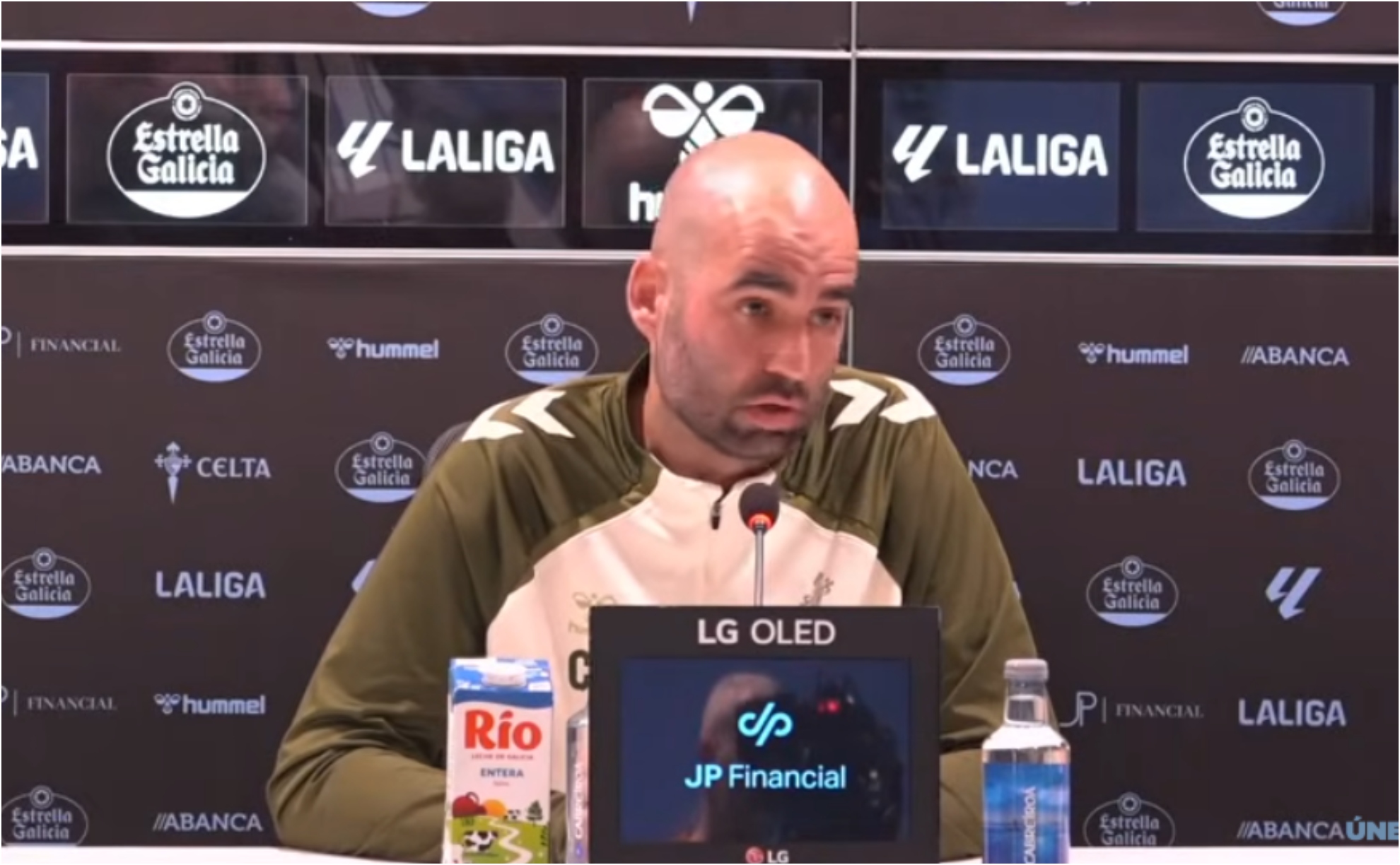 Giráldez, en rueda de prensa.