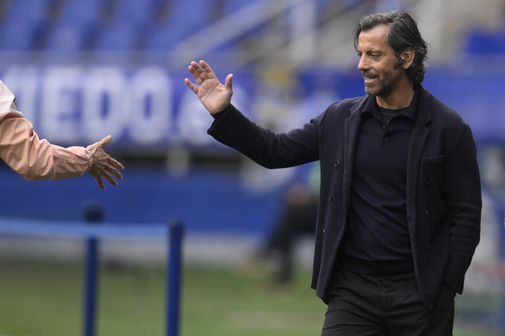 Quique Sánchez Flores ante el Real Oviedo