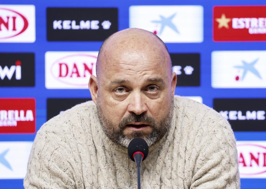 Manolo González, durante la rueda de prensa.