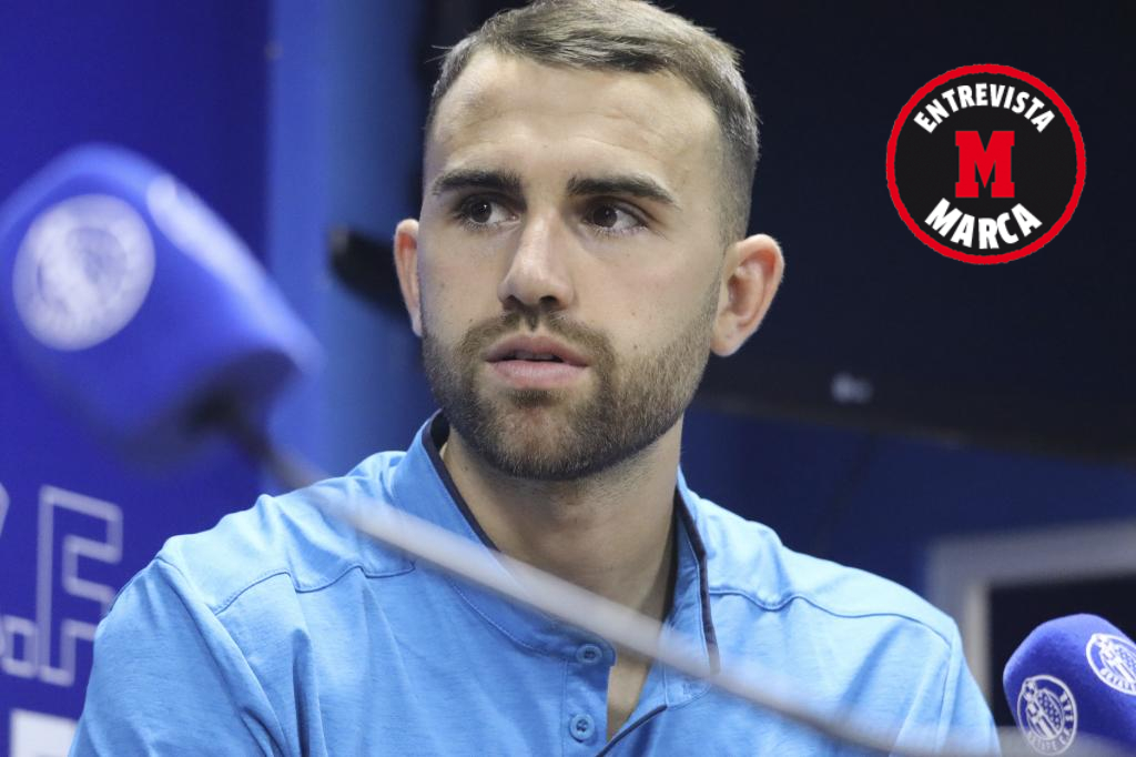 Borja Mayoral, durante la entrevista con MARCA.