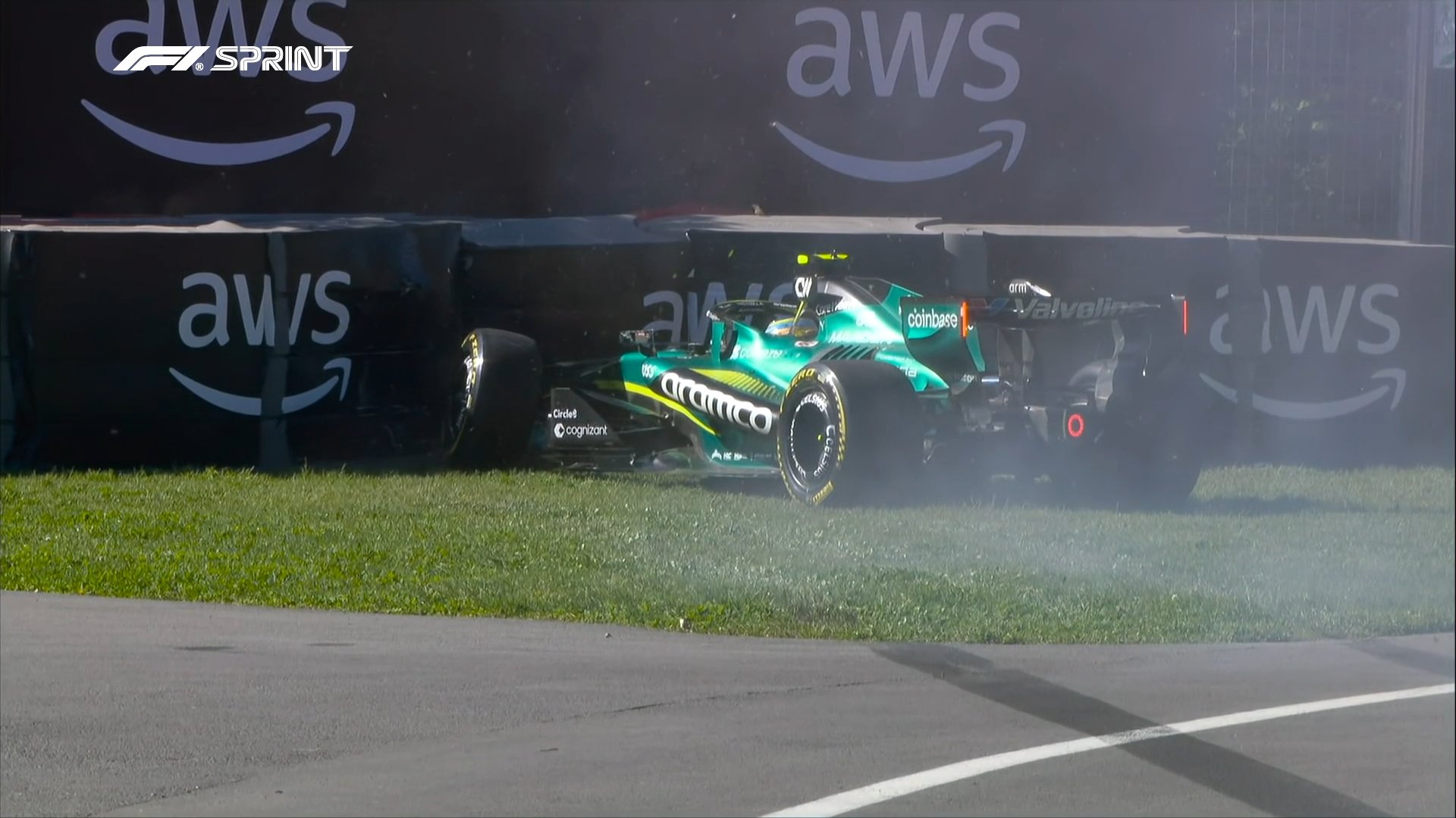 Alonso, contra las barreras en la SQ1 de Canadá.