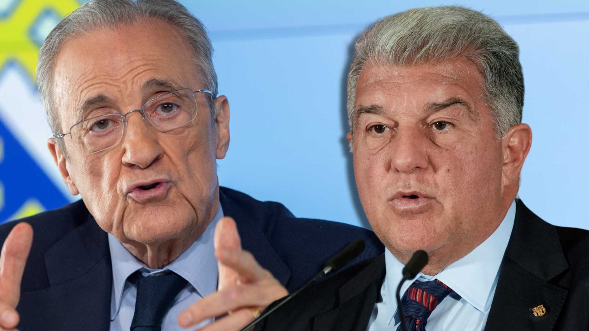 El presidente del F.C. Barcelona habló de las palabras de Florentino Pérez.